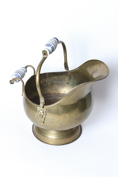 Bronze Coal Bins and Plastic Sea Ship Plates