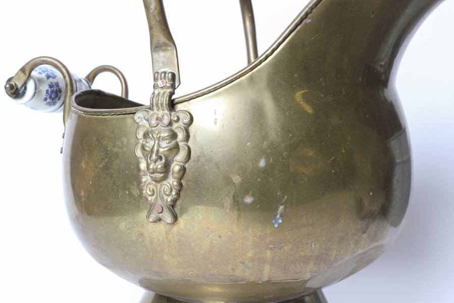 Bronze Coal Bins and Plastic Sea Ship Plates