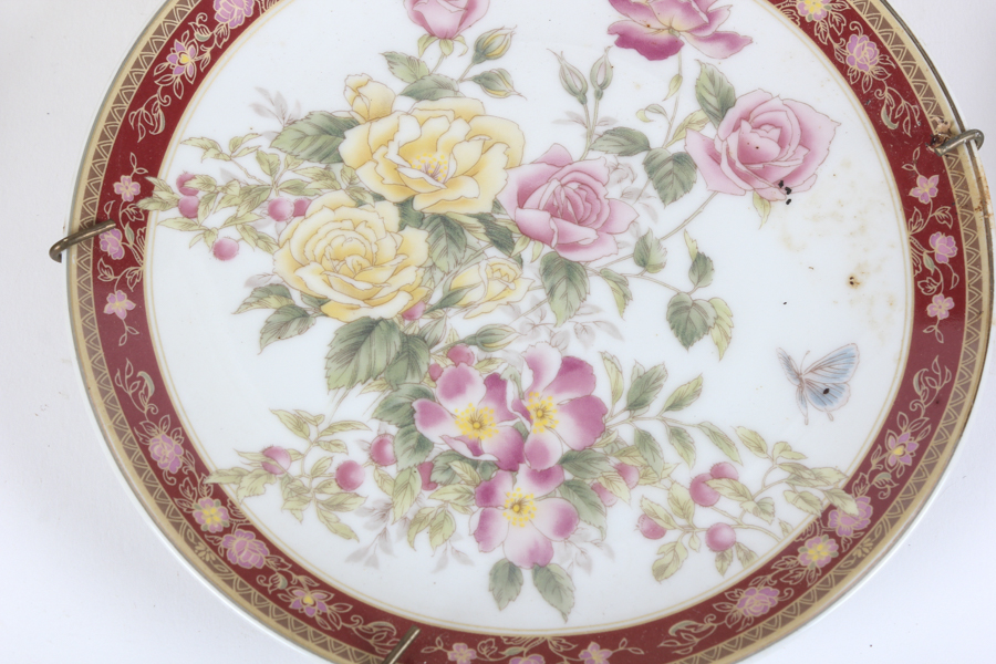 "Butterfly Garden Trellis" Style Dishware and Decorative Plates