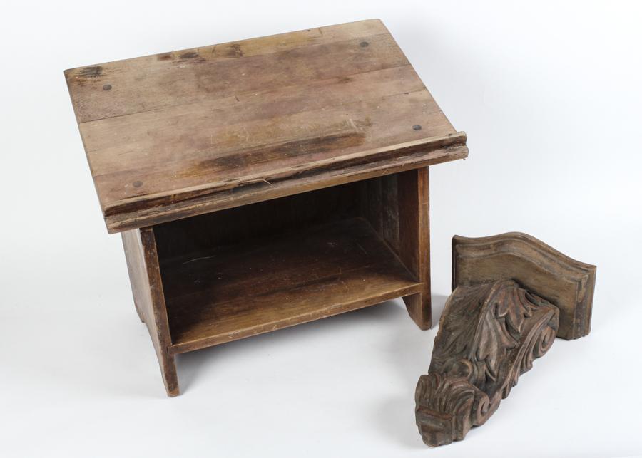 Decorative Wall Sconce and Table Podium