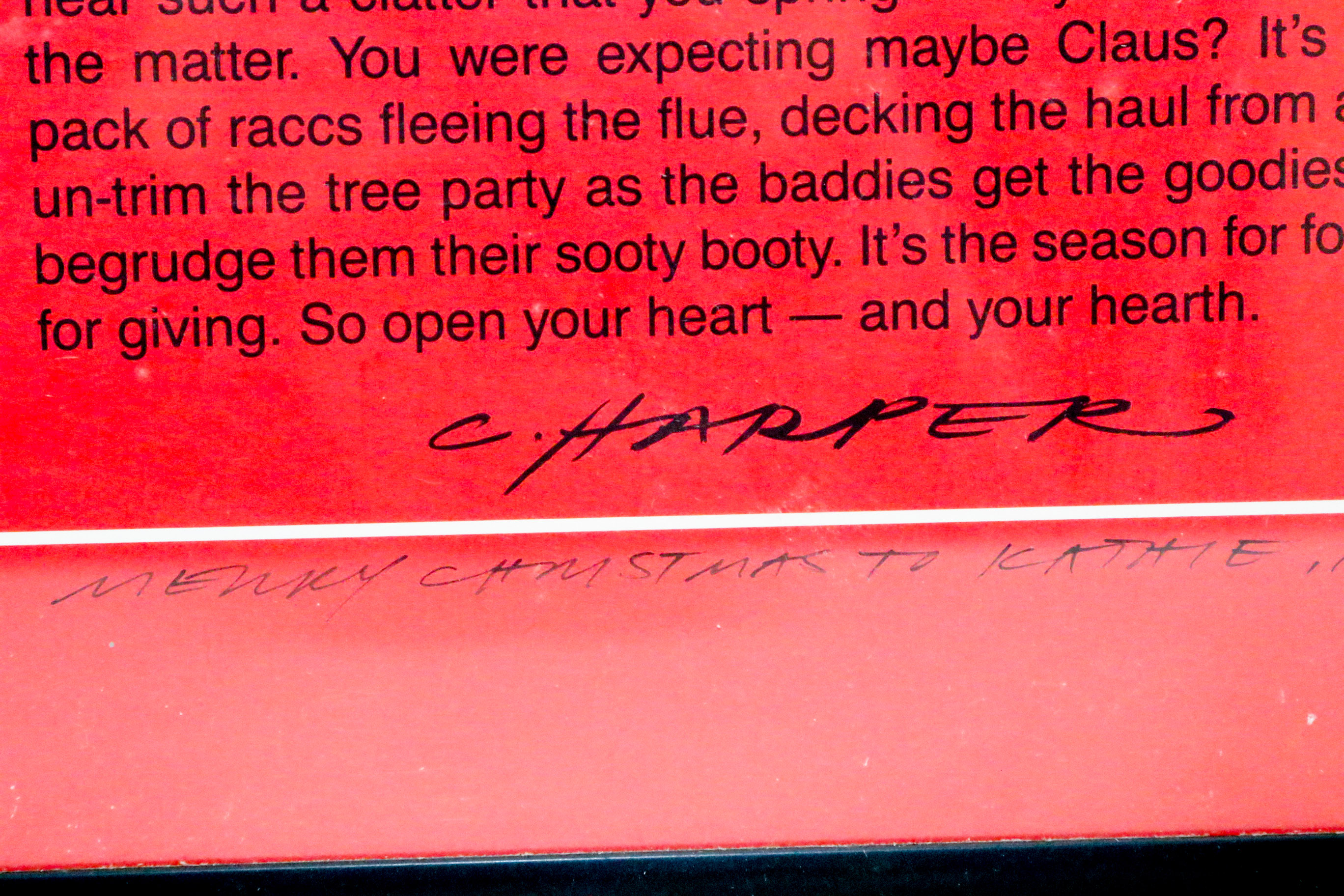 Signed Charley Harper Book and Posters with other Harper Items