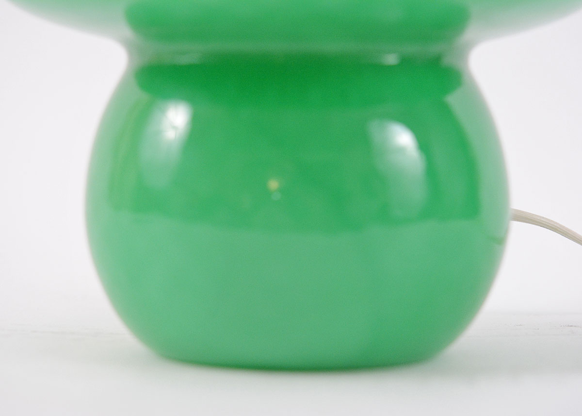 Handblown Murano Art Glass Mushroom Lamp