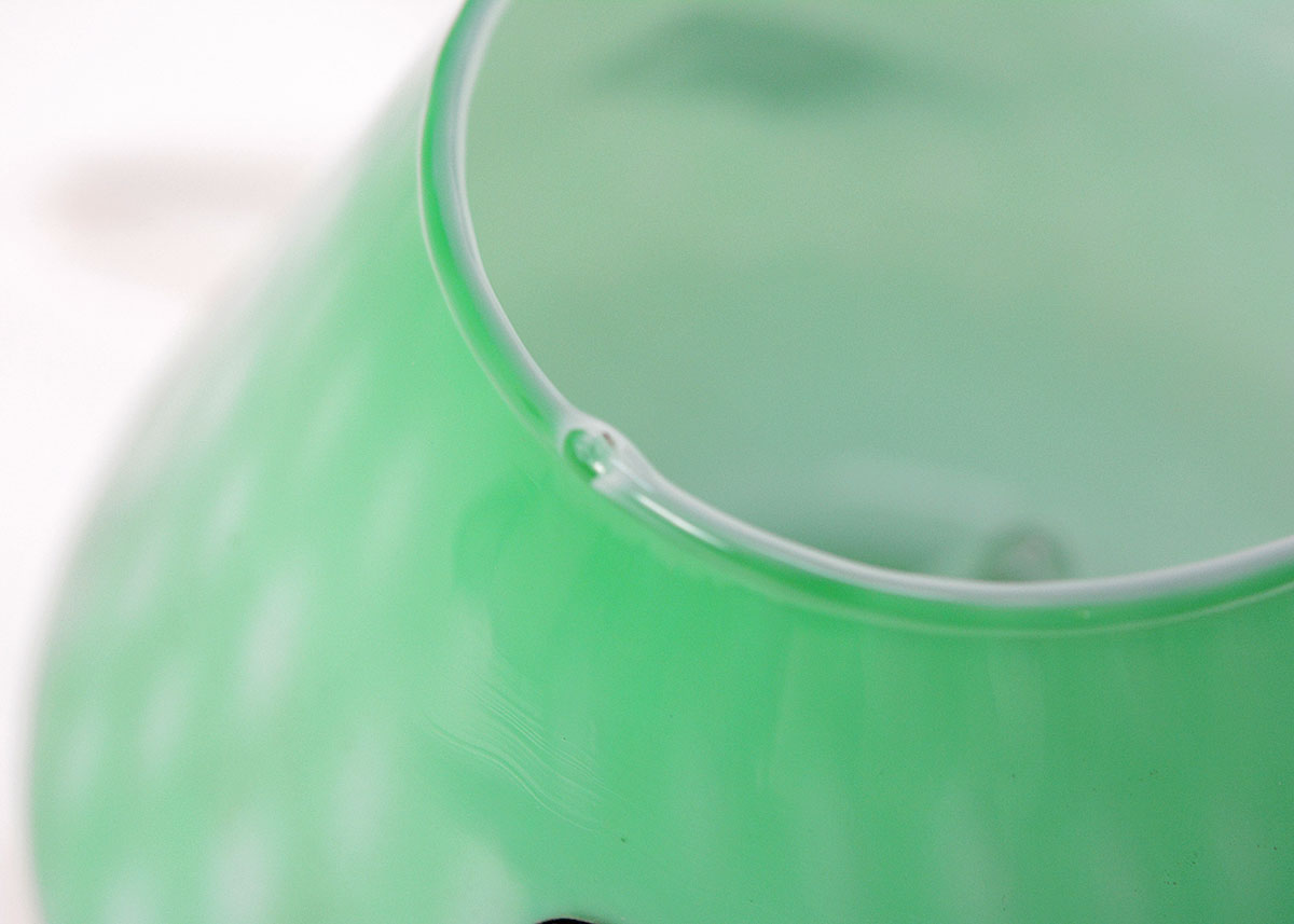 Handblown Murano Art Glass Mushroom Lamp