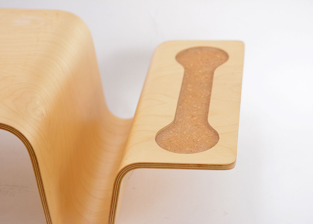 Modern Birch Bentwood Bed Tray