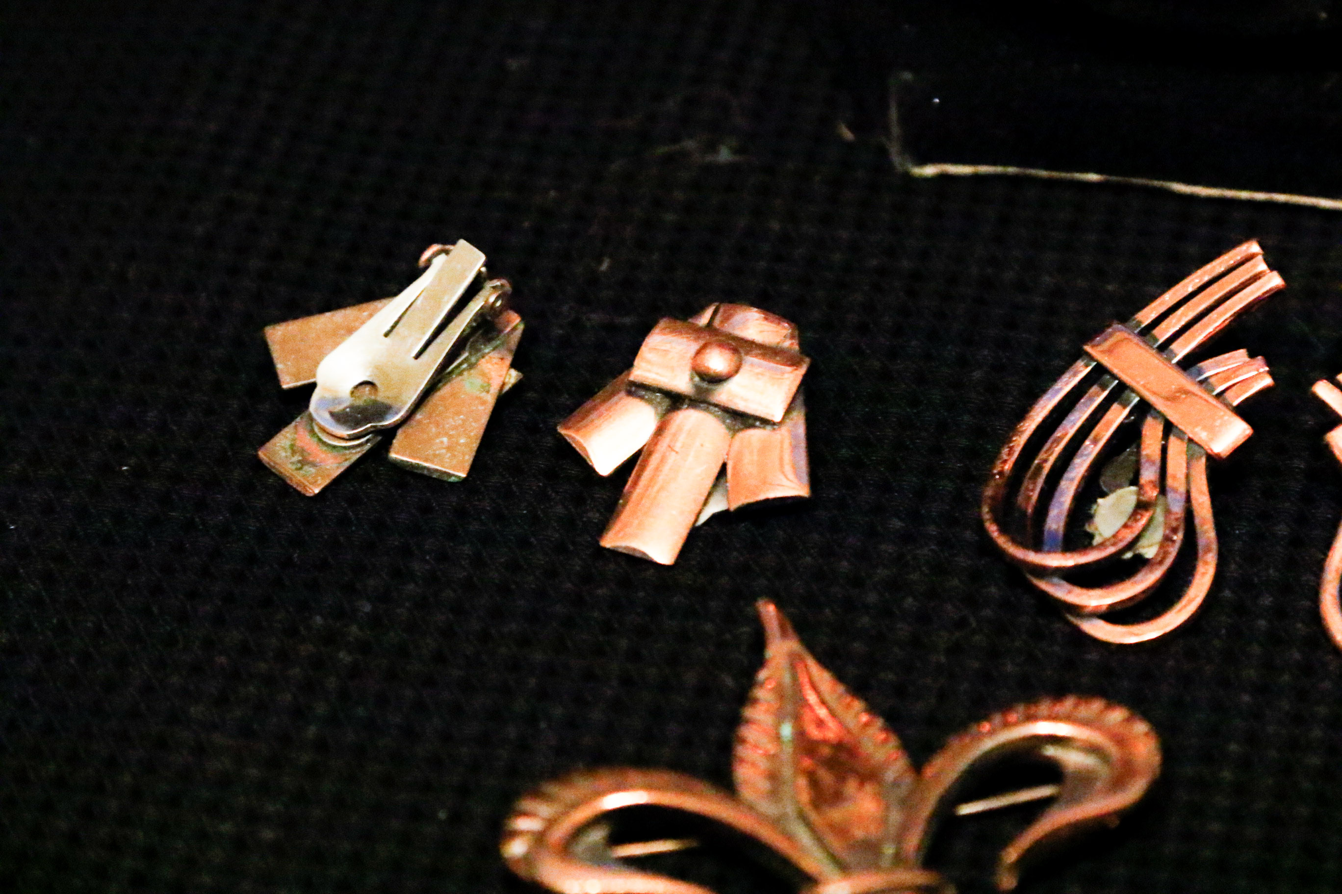 Rebajes and Renoir Vintage Copper Jewelry