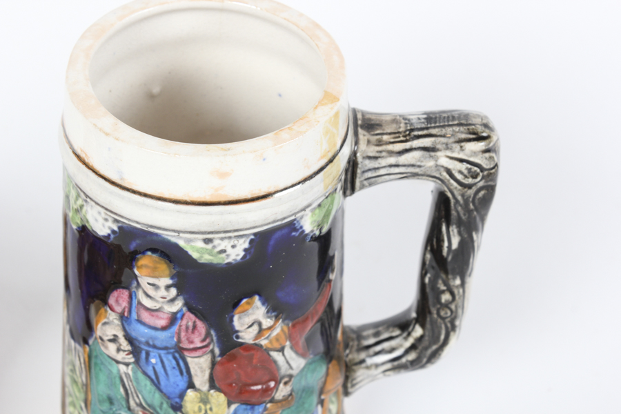 Pair of Bavarian Beer Steins