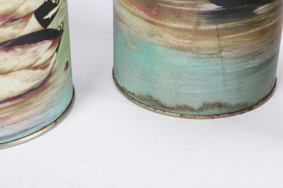 Trio of Vintage Duck Canisters