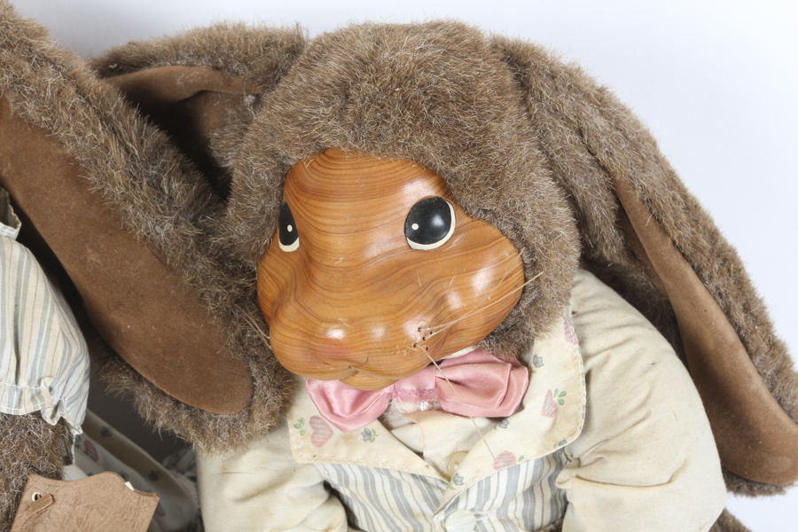 Robert Raikes Original Stuffed Toy Rabbits