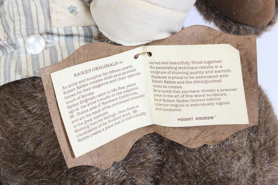 Robert Raikes Original Stuffed Toy Rabbits