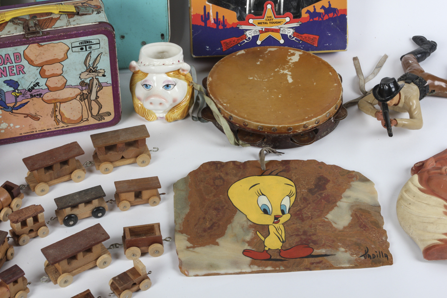 Vintage Mickey Mouse Bank and Toy Collection