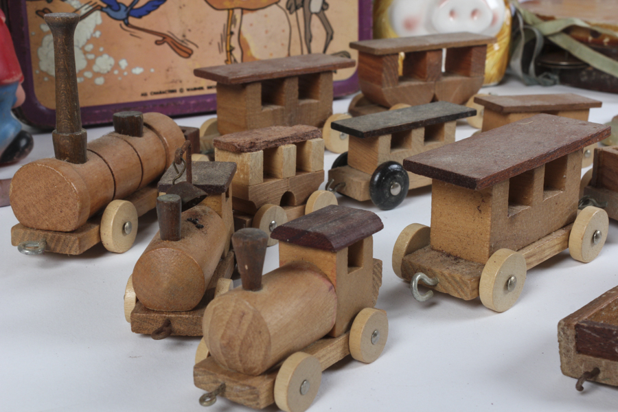 Vintage Mickey Mouse Bank and Toy Collection