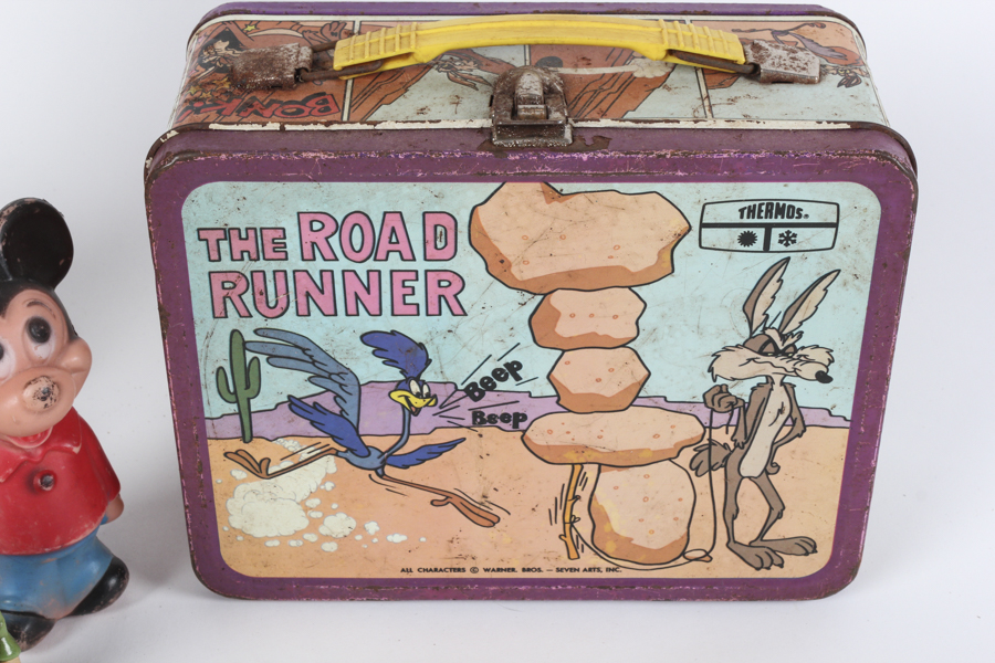 Vintage Mickey Mouse Bank and Toy Collection