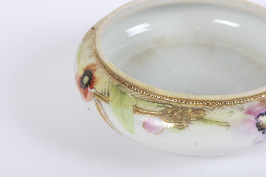 Bone China Figurine and Small Plates