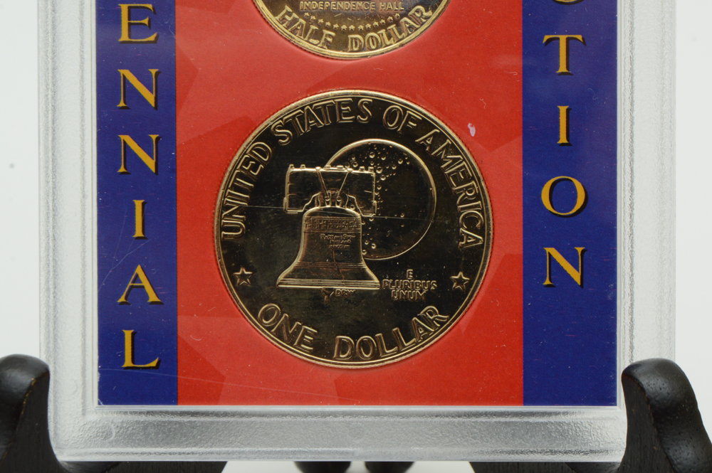 24KT Gold Layered Bicentennial Set