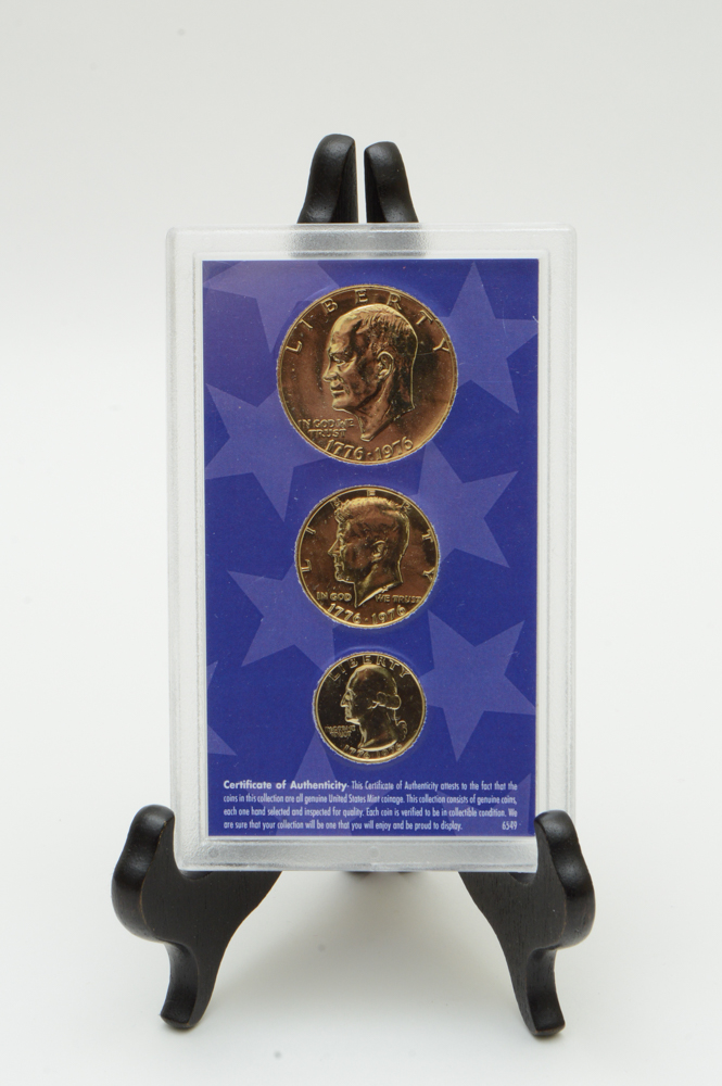 24KT Gold Layered Bicentennial Set