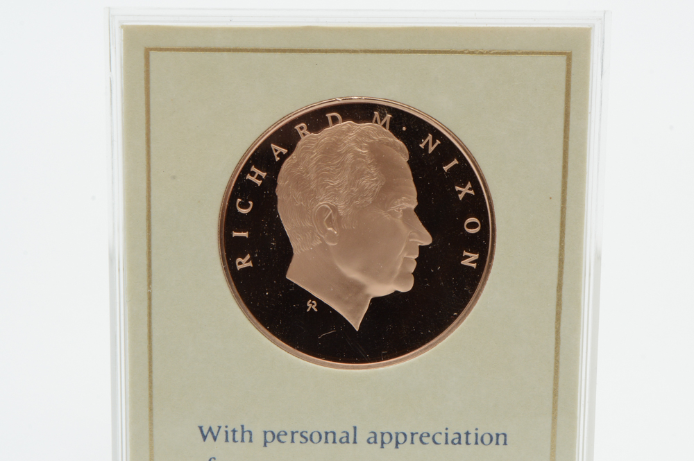 Two 1972 Richard Nixon Campaign Coins