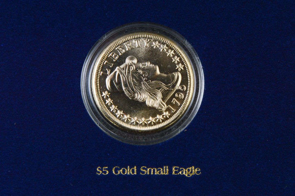 America's Most Beautiful Gold Coins Replica Set