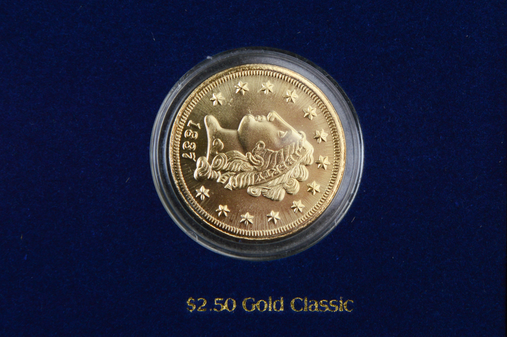 America's Most Beautiful Gold Coins Replica Set