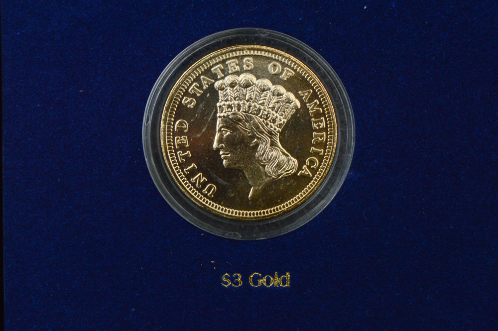 America's Most Beautiful Gold Coins Replica Set