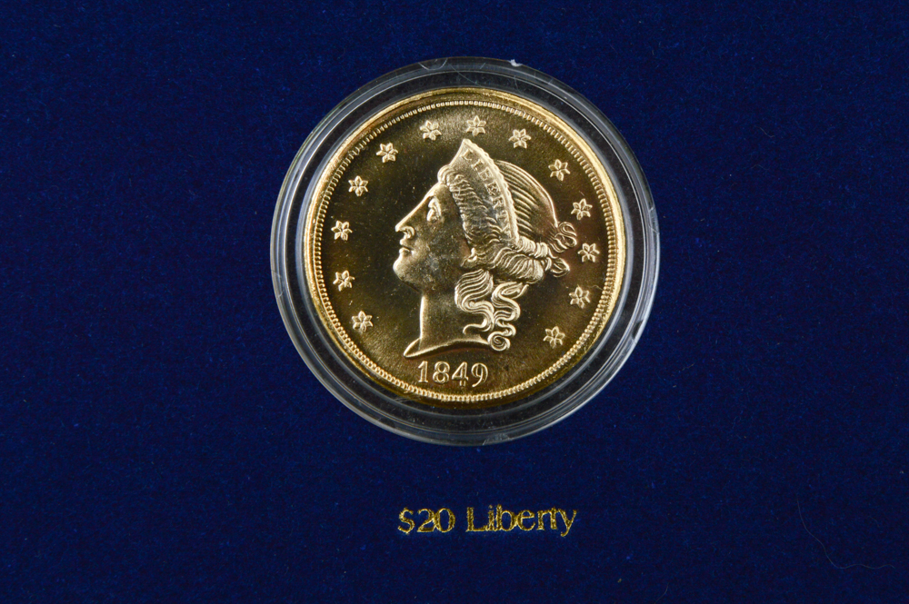 America's Most Beautiful Gold Coins Replica Set