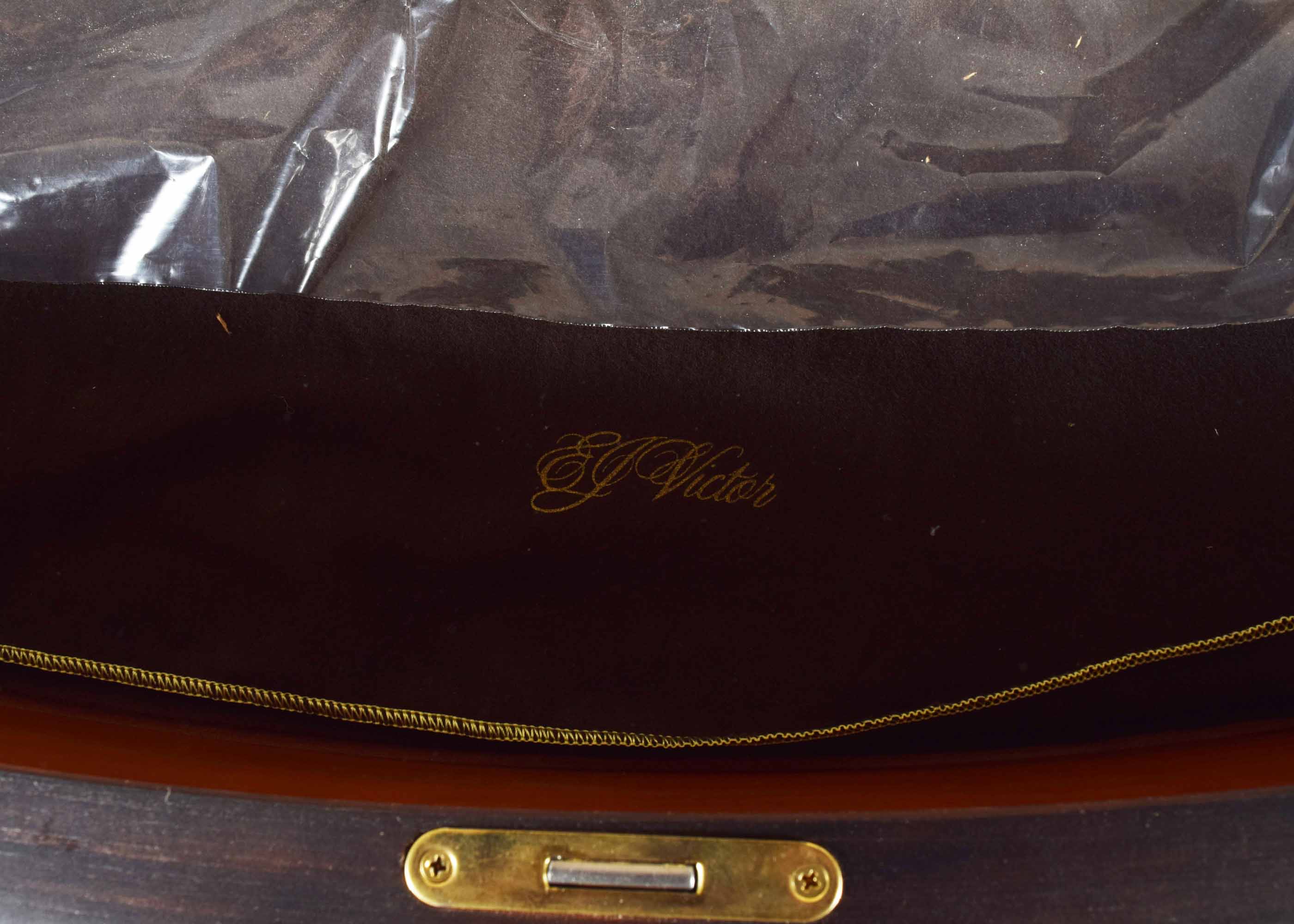 EJ Victor Marble-Topped Chinoiserie Buffet