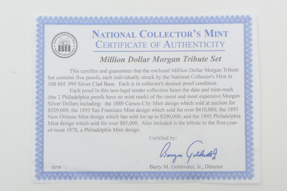 Million Dollar Morgan Tribute Set