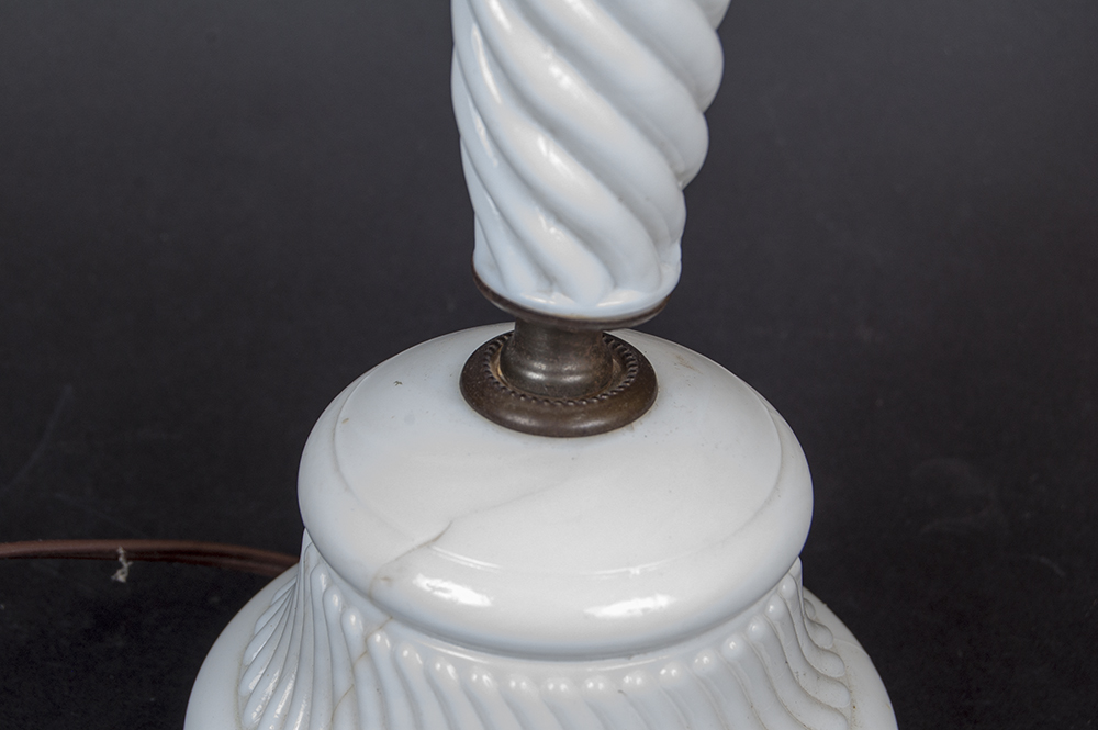 Vintage Milk Glass Lamp