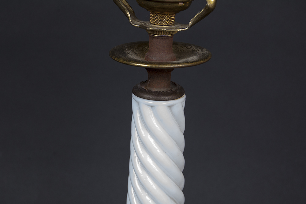 Vintage Milk Glass Lamp