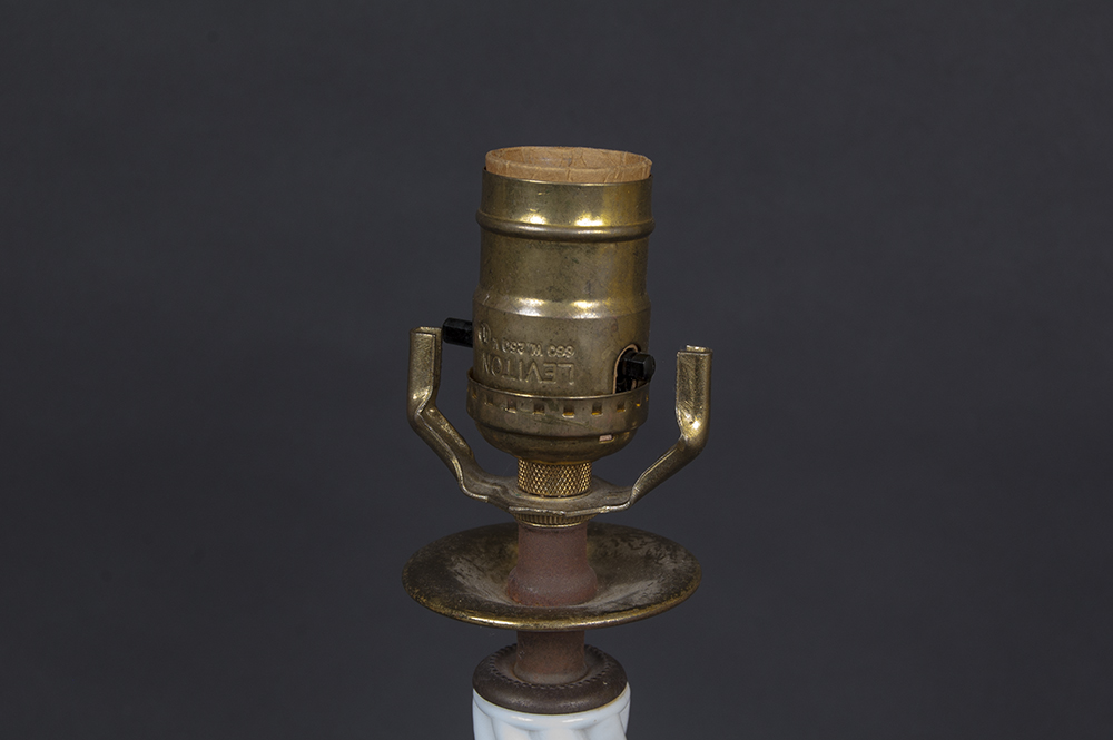 Vintage Milk Glass Lamp