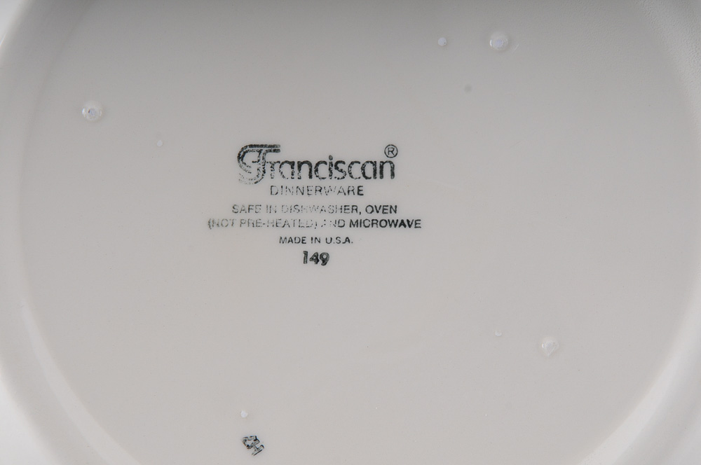 Franciscan Cookware Covered Casserole Dish in Desert Rose Pattern