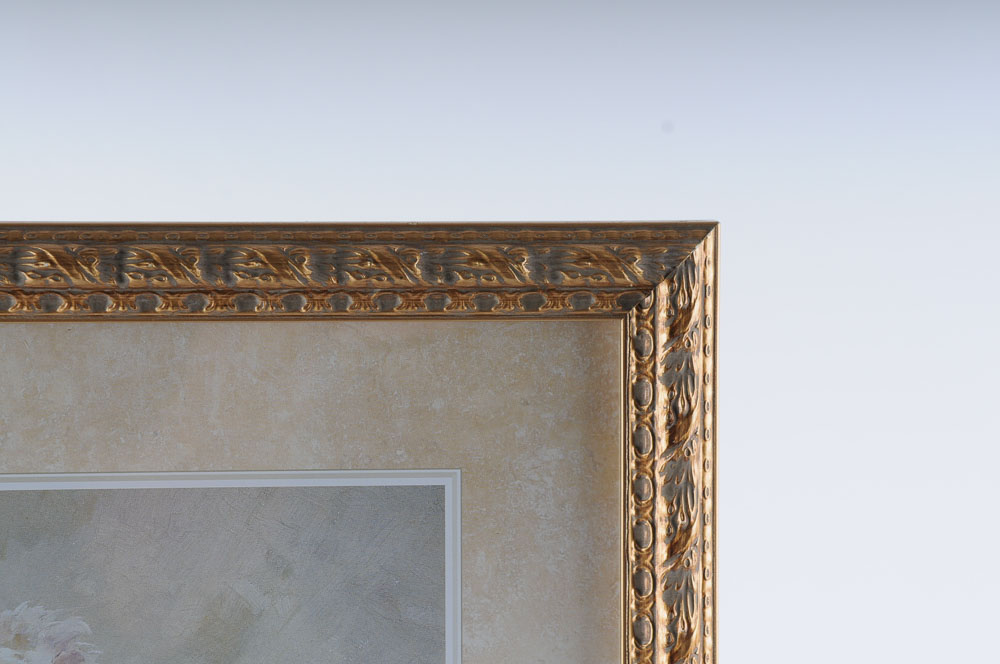 Trio of Framed Floral Prints