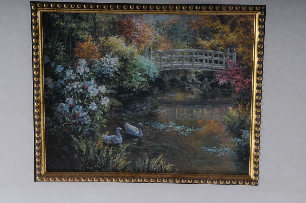 Trio of Framed Floral Prints