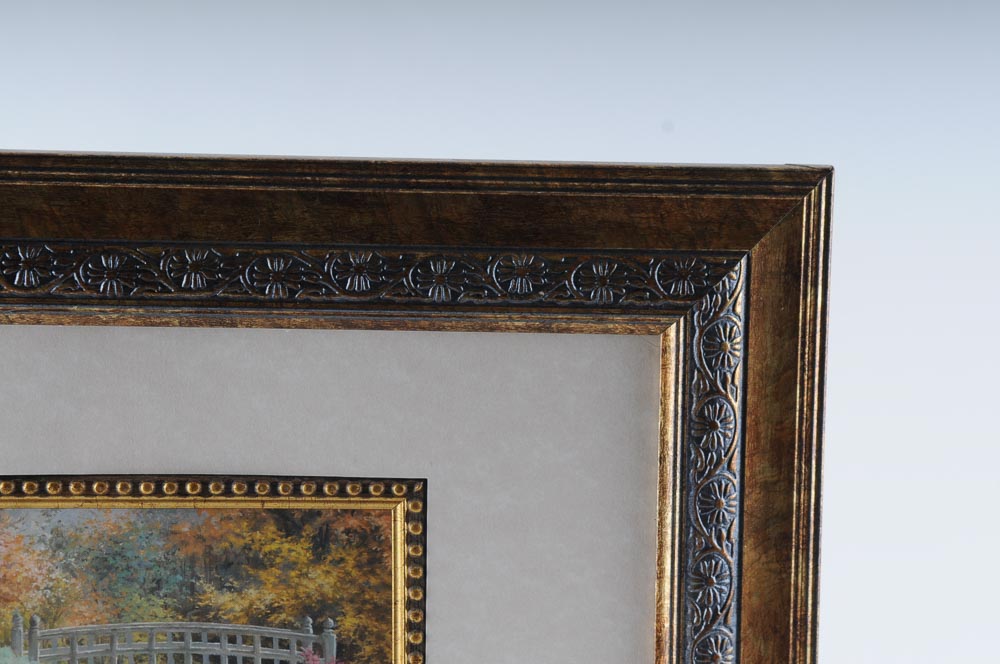 Trio of Framed Floral Prints