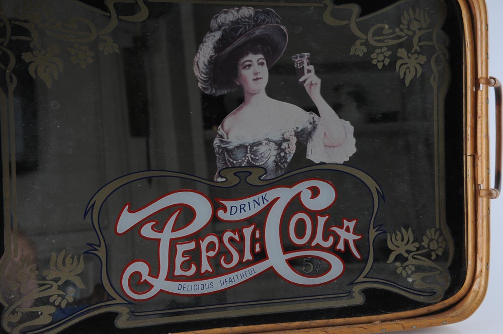 Retro Pepsi-Cola Advertisement Serving Tray