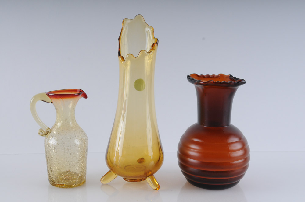 Collection of Colored Glassware