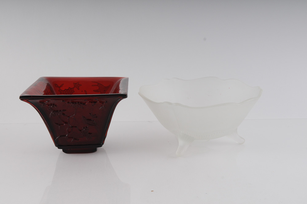 Collection of Colored Glassware