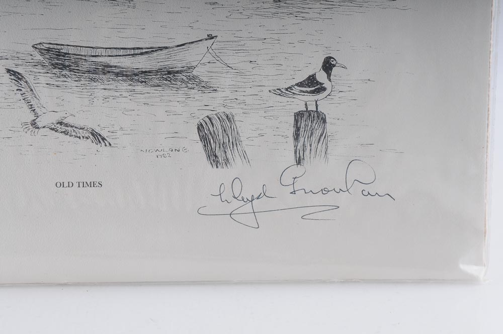 Trio of Ink Prints by Lloyd G. Nowlan