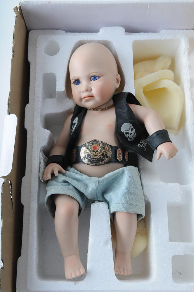 Pair of Collectible WWF Baby Dolls