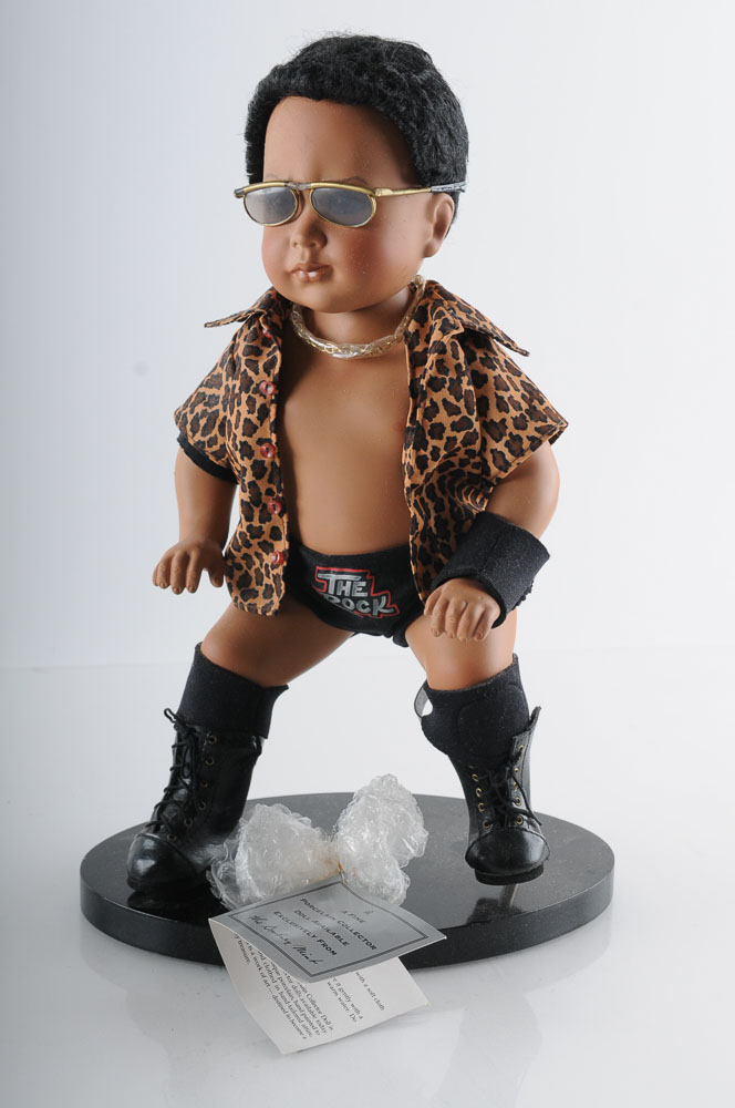 Pair of Collectible WWF Baby Dolls