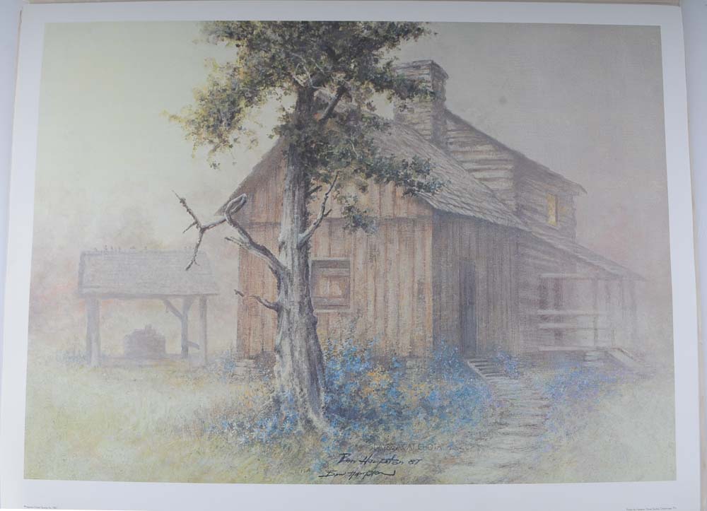 Signed Ben Hampton Limited Edition Print "Daybreak at Chota"