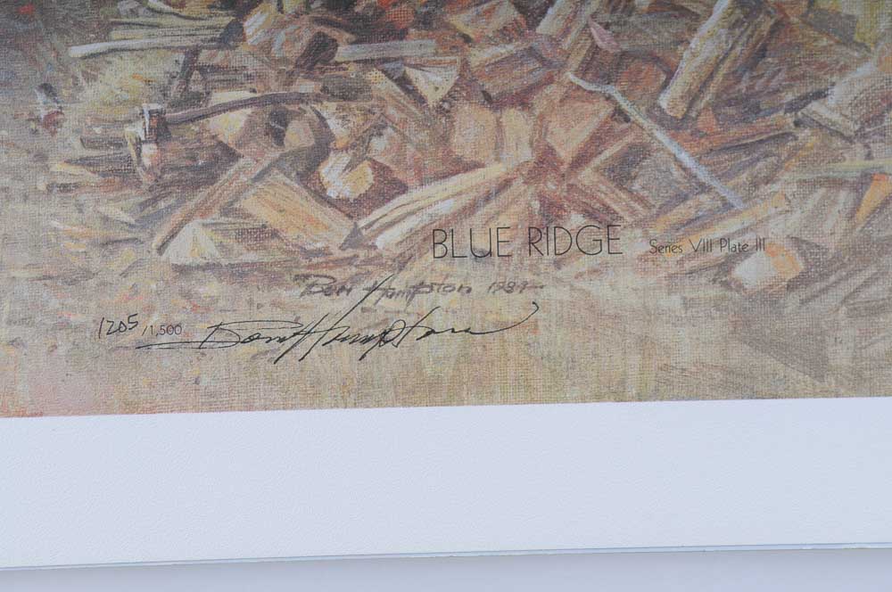 Signed Ben Hampton Limited Edition Print "Blue Ridge"