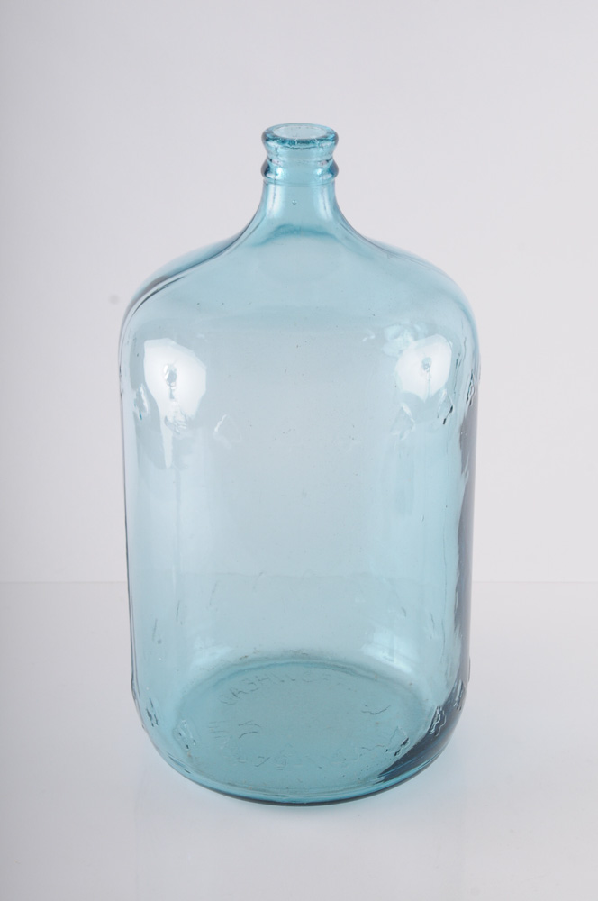 Vintage Blue Glass Water Jug