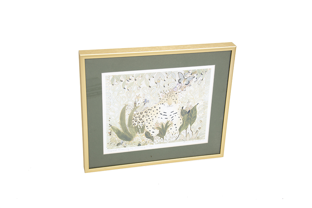 Leah Niemoth "Leopard Dreaming of Dancing Frogs" Print