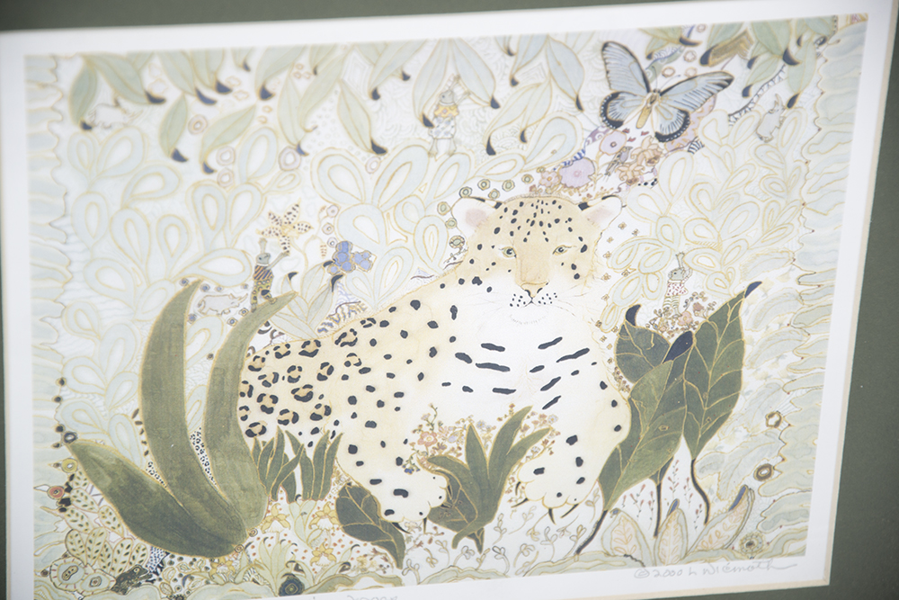 Leah Niemoth "Leopard Dreaming of Dancing Frogs" Print