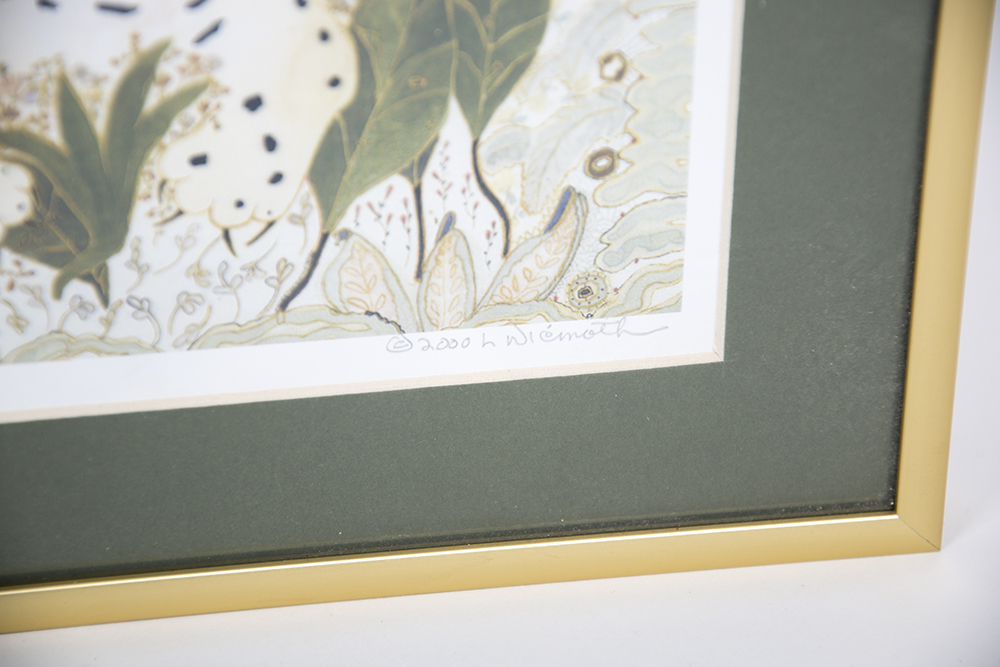 Leah Niemoth "Leopard Dreaming of Dancing Frogs" Print