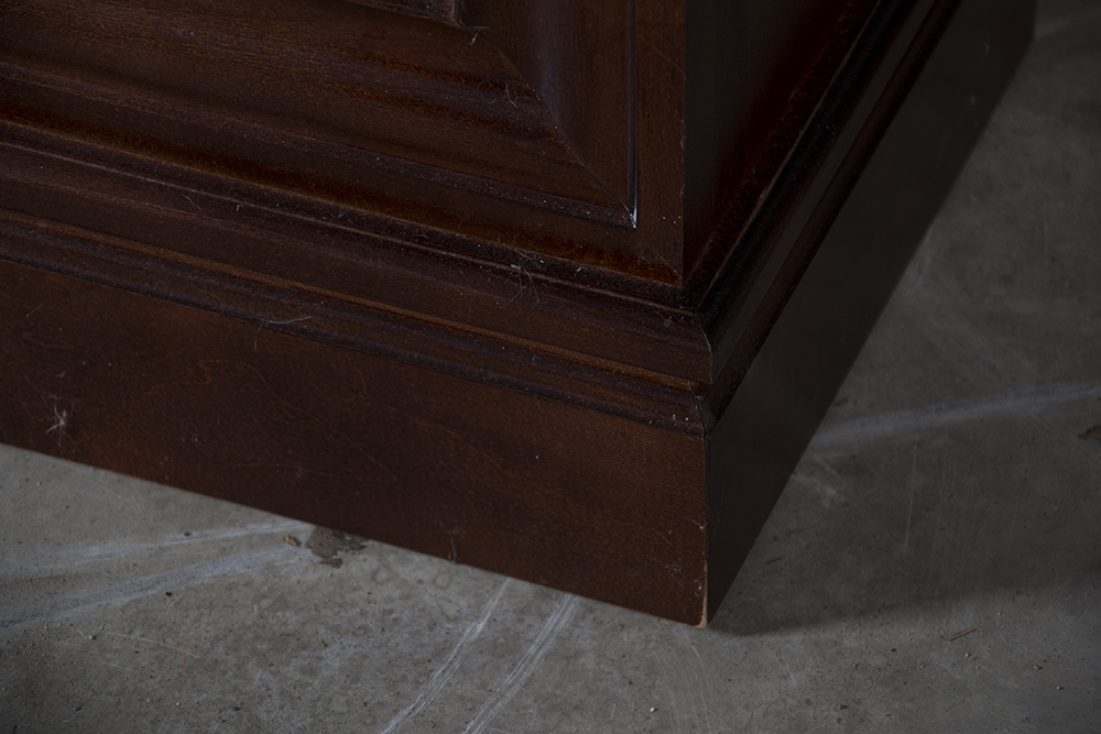 Cherry Mirrored Display Cabinet