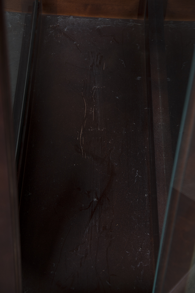 Cherry Mirrored Display Cabinet