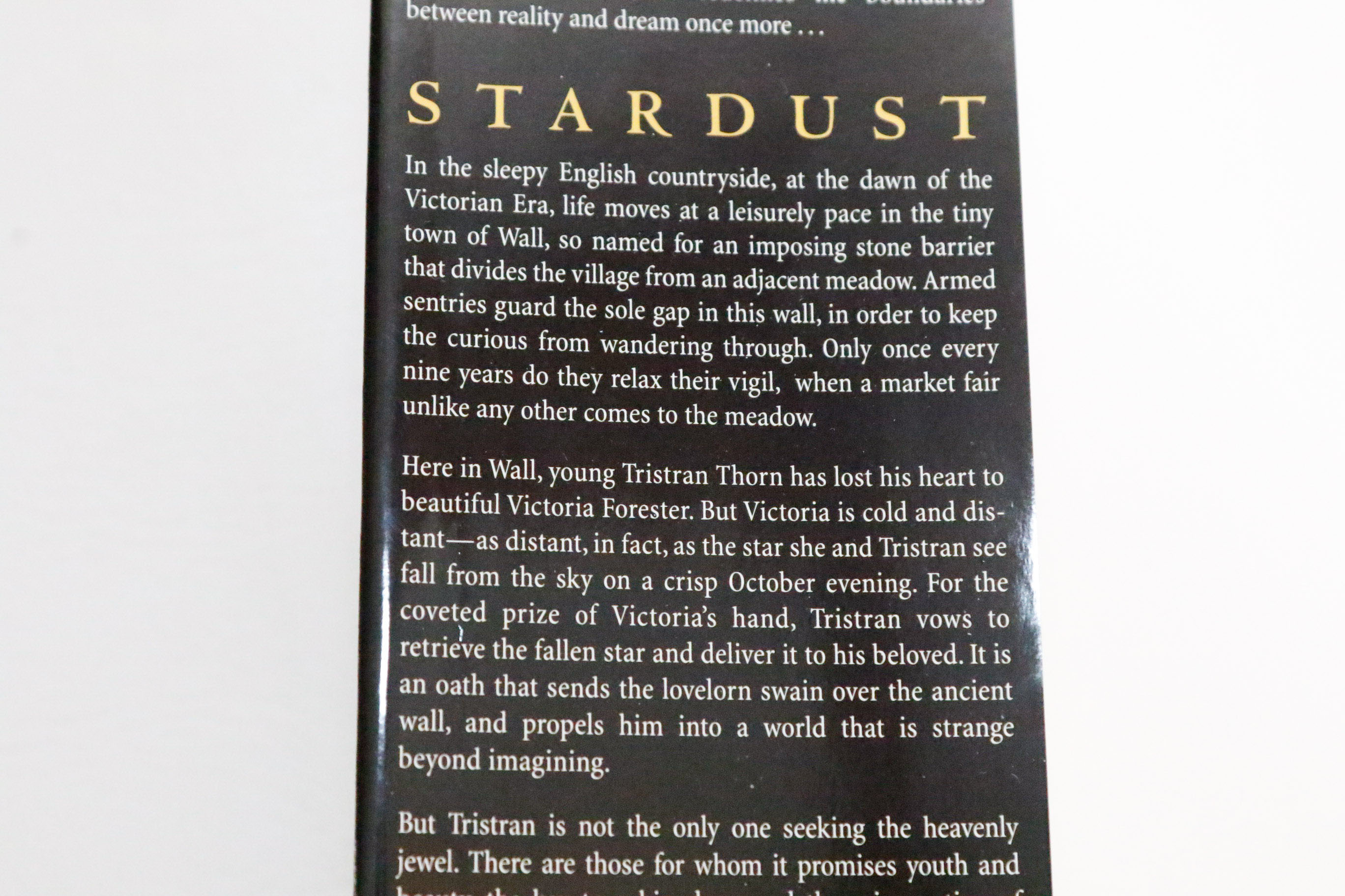 Signed First Edition of "Stardust" by Neil Gaiman