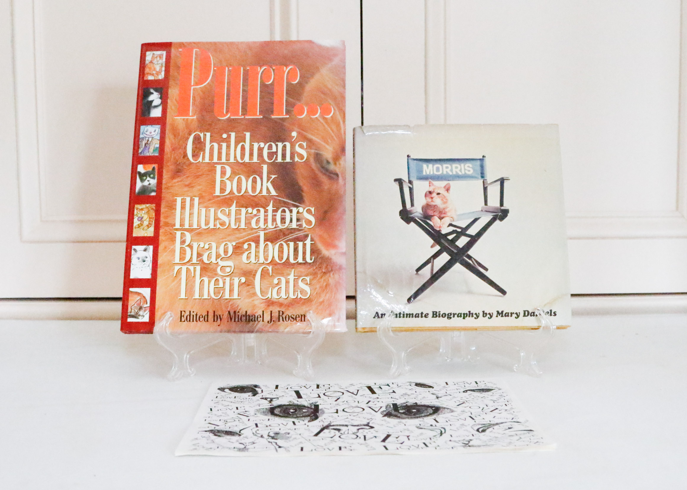 Books Purr... and Morris, An Intimate Biography, Both Signed