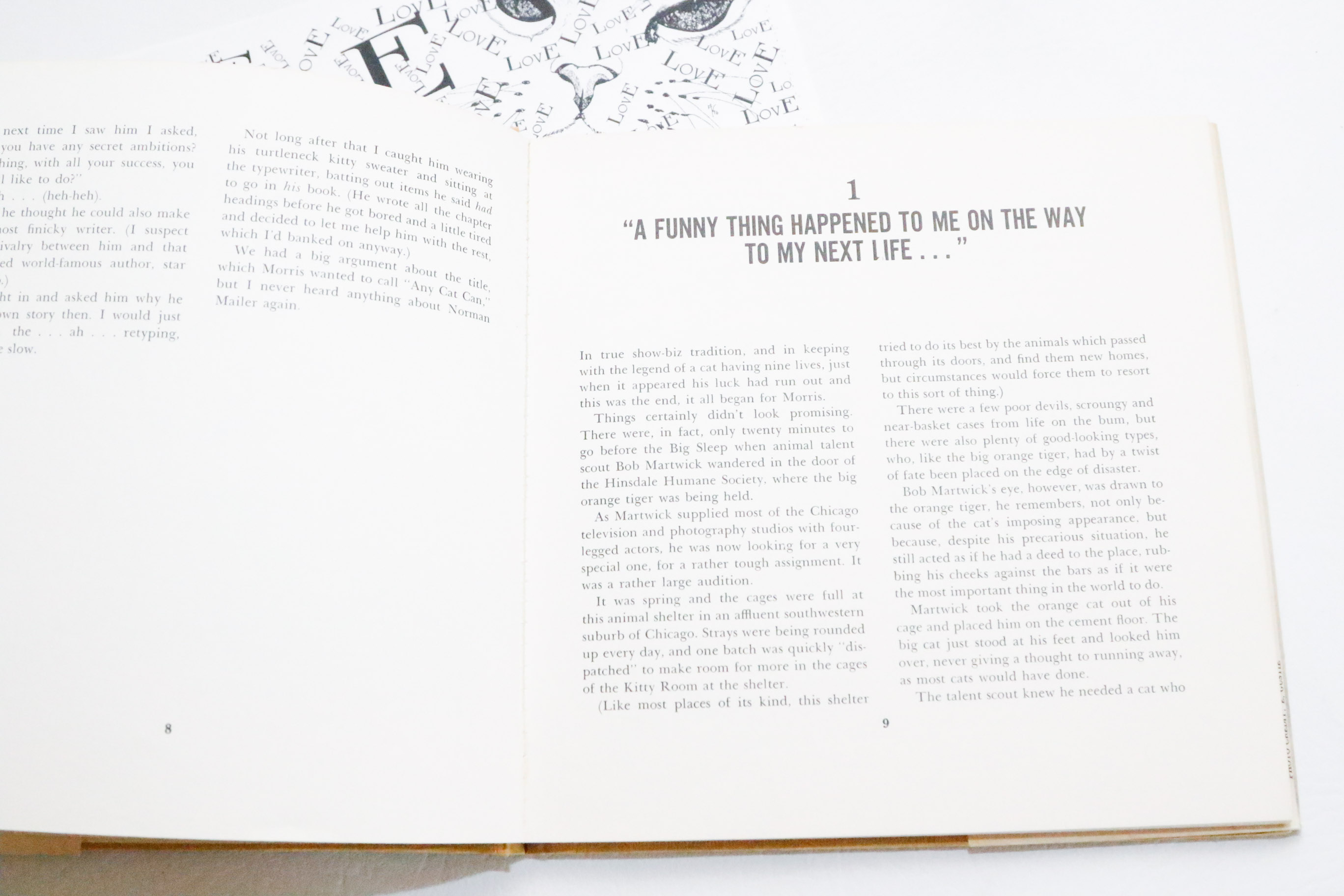 Books Purr... and Morris, An Intimate Biography, Both Signed